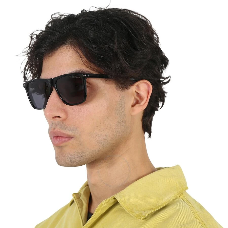 商品Tom Ford|Tom Ford Fletcher Smoke Square Men's Sunglasses FT0832-N 01A 57,价格¥1621,第2张图片详细描述