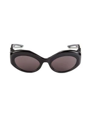 商品Balenciaga|55MM Oval Sunglasses,价格¥1104,第1张图片