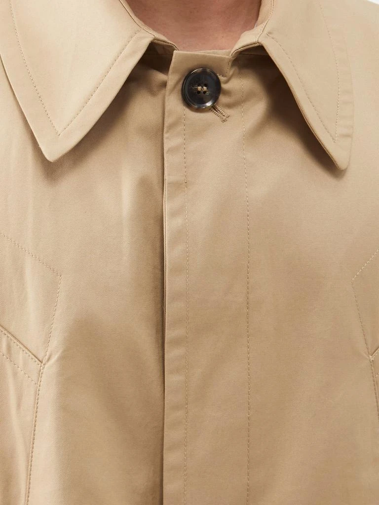 商品MM6|Oversized cotton trench coat,价格¥6204,第3张图片详细描述