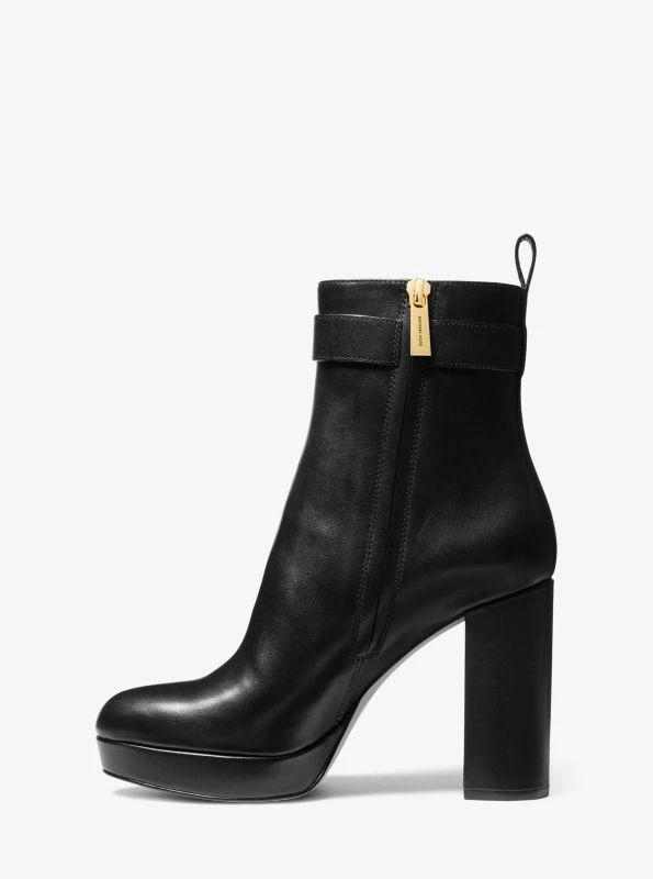 商品Michael Kors|Parker Leather Platform Boot,价格¥357,第3张图片详细描述