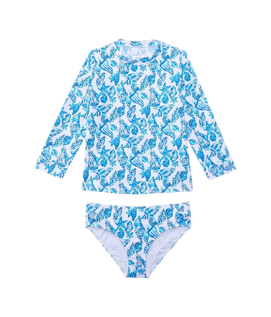 商品Lilly Pulitzer|Bobby Rashguard Set UPF 50 (Toddler/Little Kids/Big Kids),价格¥408,第1张图片