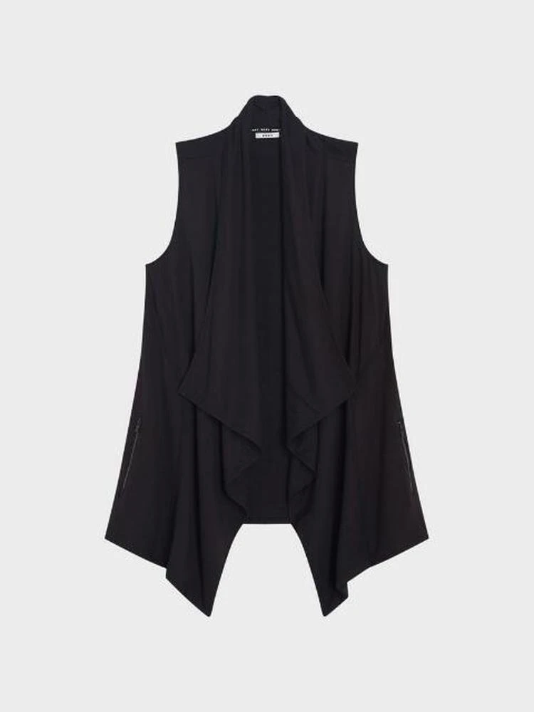 商品DKNY|Drape Front Vest,价格¥294,第1张图片