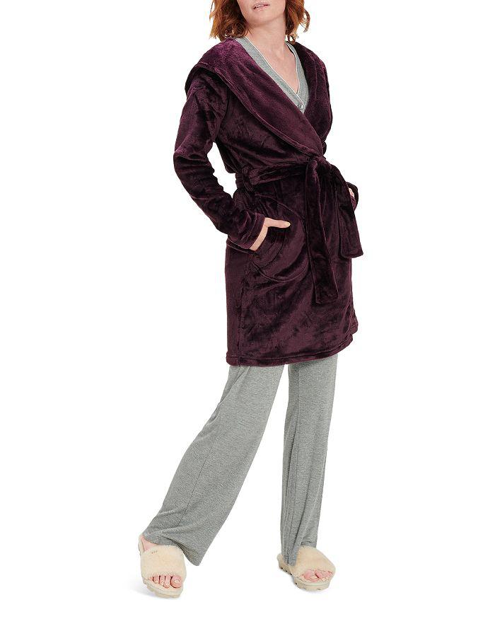 Miranda Double Face Fleece Hooded Robe商品第3张图片规格展示
