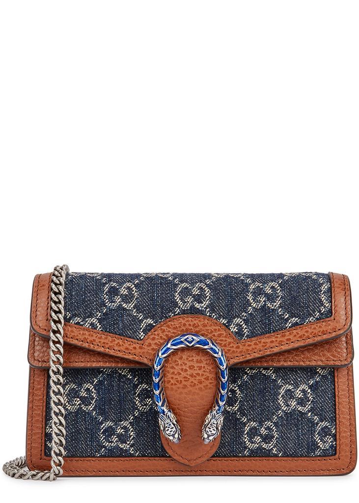 商品Gucci|Dionysus super mini monogram-jacquard cross-body bag,价格¥6575,第1张图片