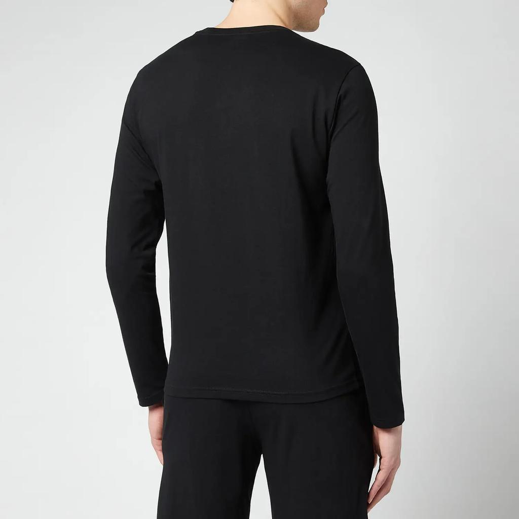 商品Ralph Lauren|Polo Ralph Lauren Men's Liquid Cotton Long Sleeve T-Shirt - Polo Black,价格¥367,第4张图片详细描述