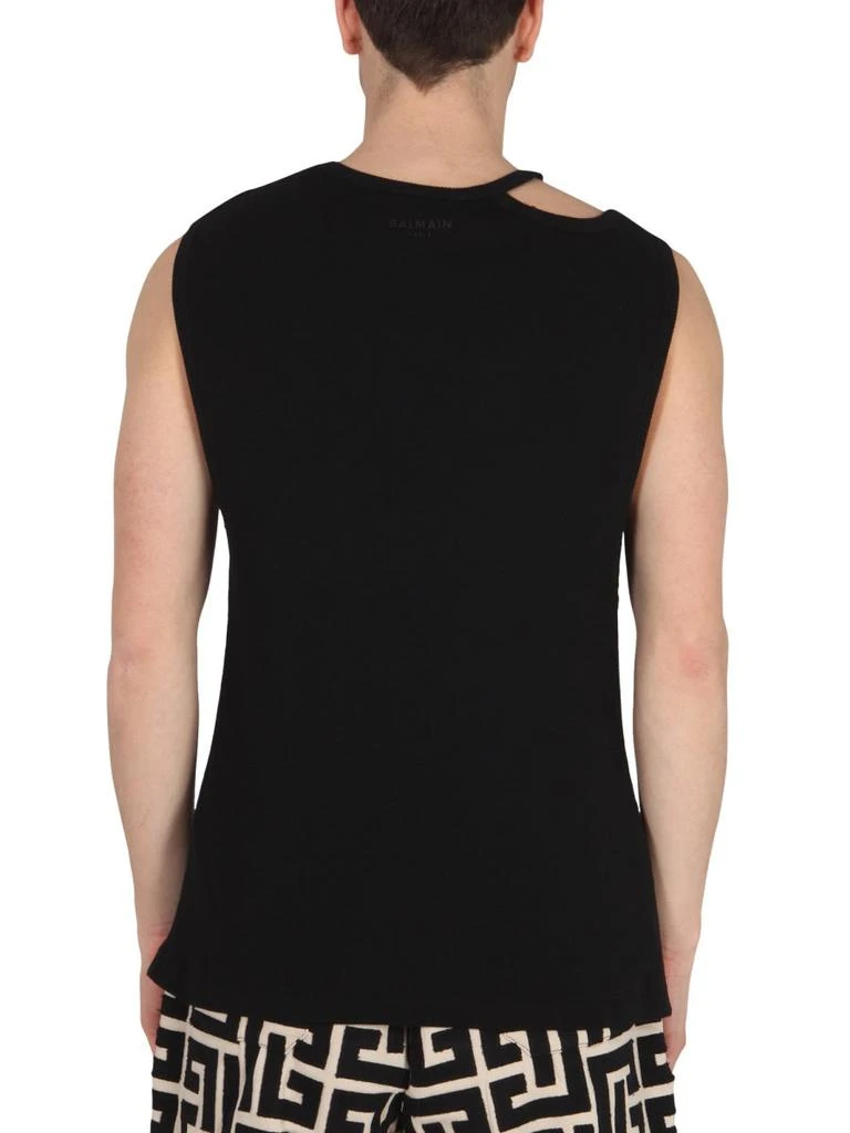 商品Balmain|TANK TOP WITH CUT OUT DETAIL,价格¥1463,第2张图片详细描述