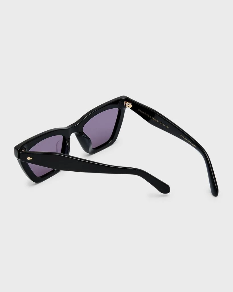 商品KAREN WALKER|Logo Acetate Cat-Eye Sunglasses,价格¥1468,第2张图片详细描述