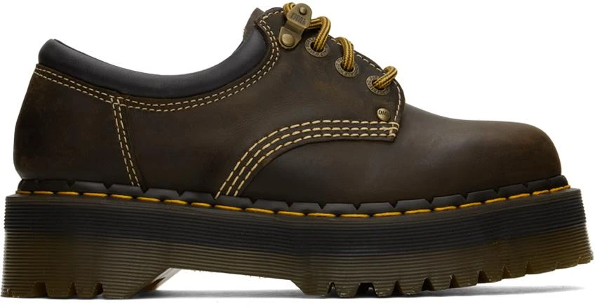 商品Dr. Martens|Brown 8053 4i Quad Arc Derbys,价格¥1064,第1张图片