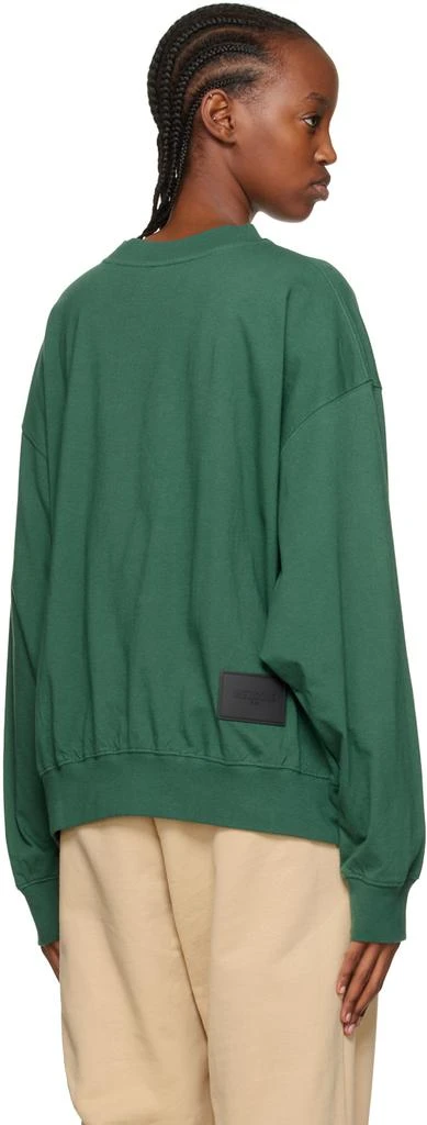商品We11done|Green Mix Color Cursive Sweatshirt,价格¥472,第3张图片详细描述