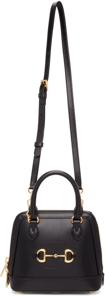 商品Gucci|Black Small GG 'Gucci 1955' Horsebit Bag,价格¥19458,第1张图片