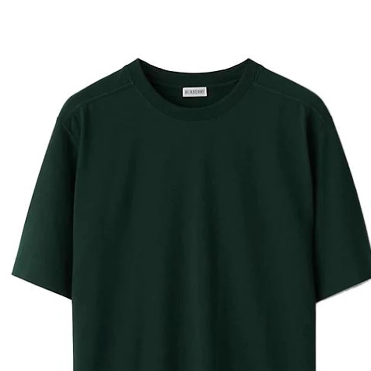 商品[国内直发] Burberry|博柏利 纯色休闲圆领短袖T恤 男款 绿色,价格¥1424,第7张图片详细描述