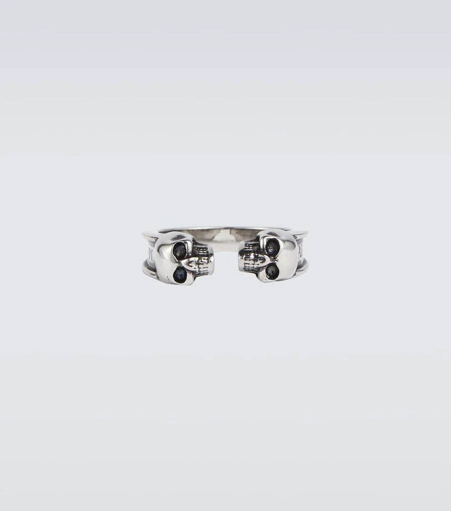 商品Alexander McQueen|Twin Skull ring,价格¥2527,第1张图片