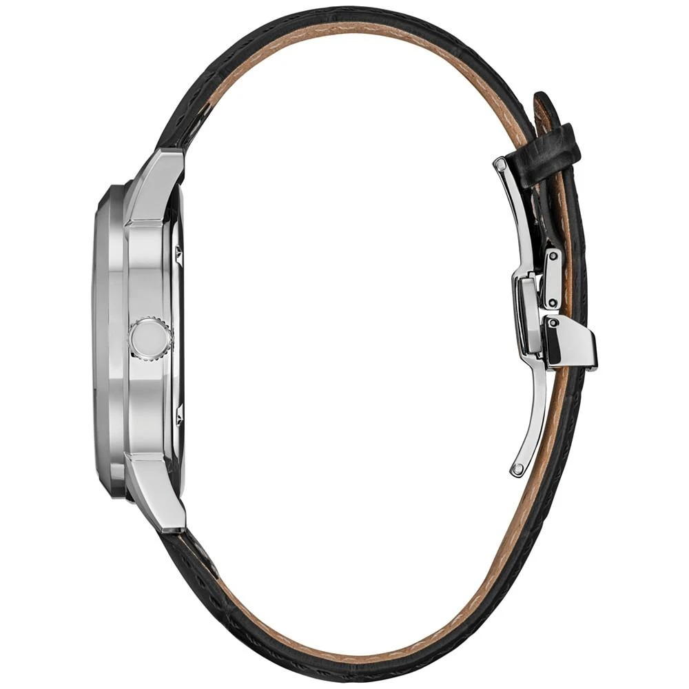 商品Citizen|Eco-Drive Men's Rolan Gray Leather Strap Watch 40mm,价格¥2902,第2张图片详细描述