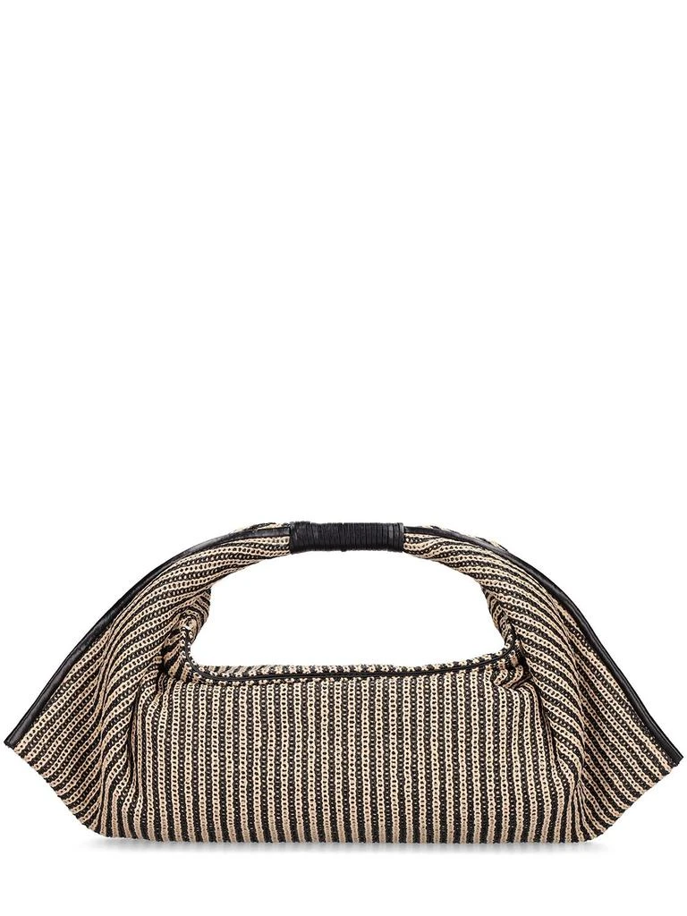 商品Staud|Jetson Striped Fabric & Leather Bag,价格¥1735,第4张图片详细描述