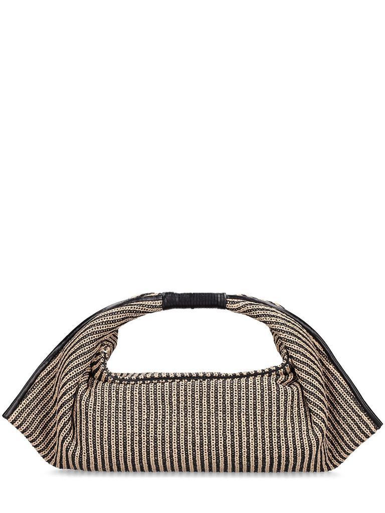 商品Staud|Jetson Striped Fabric & Leather Bag,价格¥2340,第6张图片详细描述