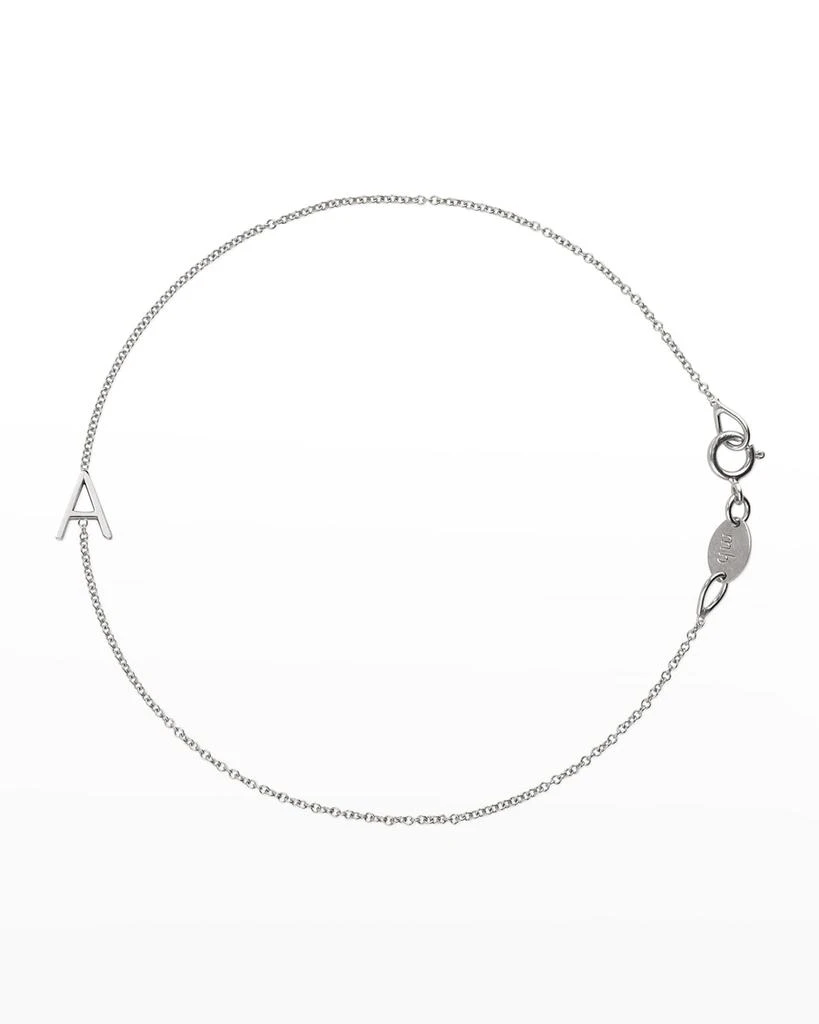 商品Maya Brenner Designs|14k White Gold Letter Bracelet,价格¥1641,第1张图片