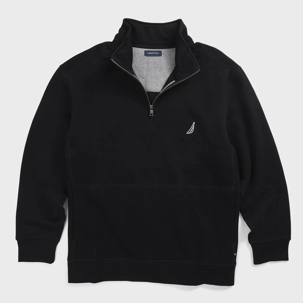 商品Nautica|Mens Big & Tall Quarter-Zip Sweatshirt,价格¥255,第5张图片详细描述