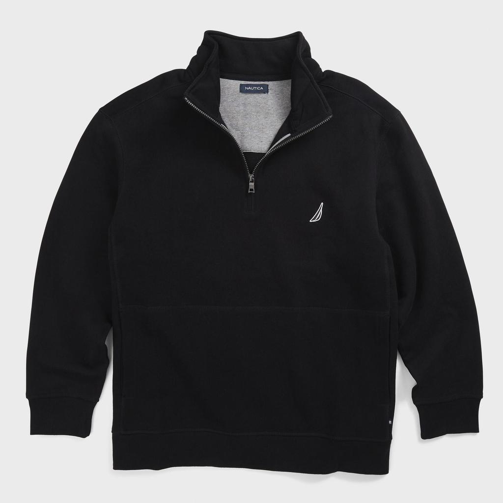 商品Nautica|Nautica Mens Big & Tall Quarter-Zip Sweatshirt,价格¥584,第4张图片详细描述