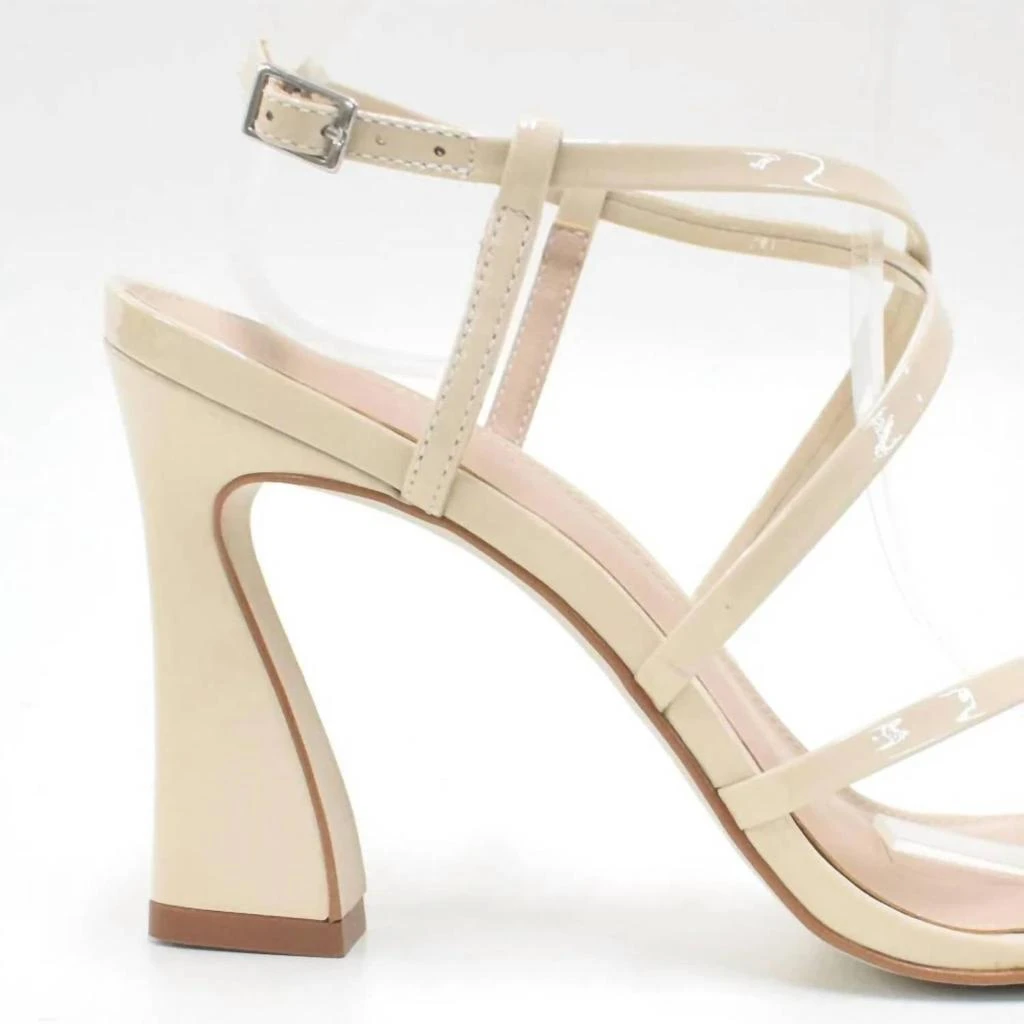 商品sundance|Women's Strappy Sandal Platform Heels In Bone Patent,价格¥538,第2张图片详细描述