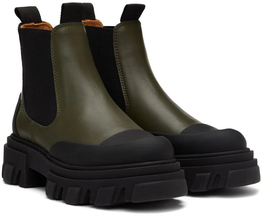 商品Ganni|Green Low Chelsea Boots,价格¥1097,第4张图片详细描述