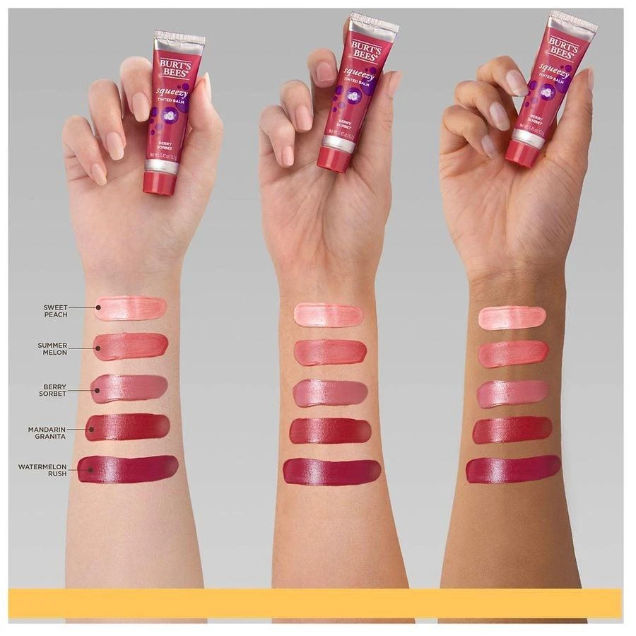 商品Burt's Bees|Squeezy Tinted Lip Balm Summer Melon, Summer Melon,价格¥27,第5张图片详细描述