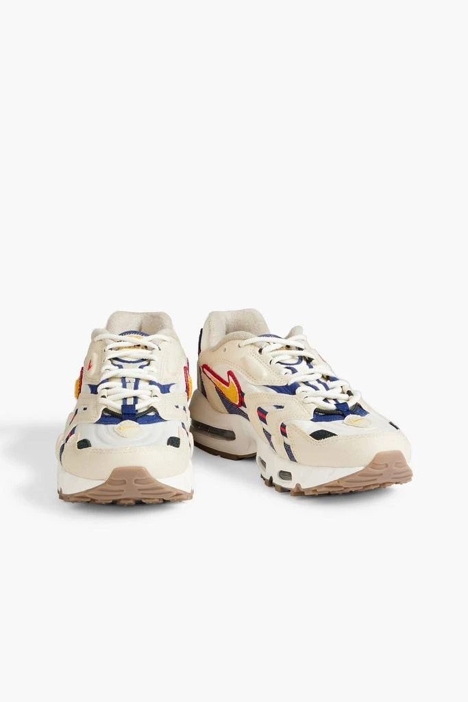 商品NIKE|Air Max 96 II denim-trimmed twill and shell sneakers,价格¥783,第2张图片详细描述
