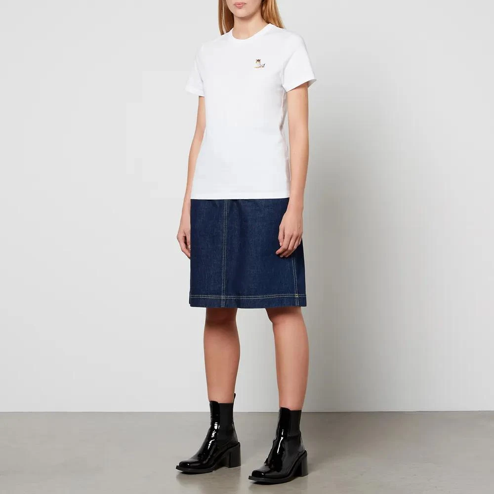 商品Maison Kitsune|Maison Kitsuné Fox Cotton-Jersey T-Shirt,价格¥581,第3张图片详细描述