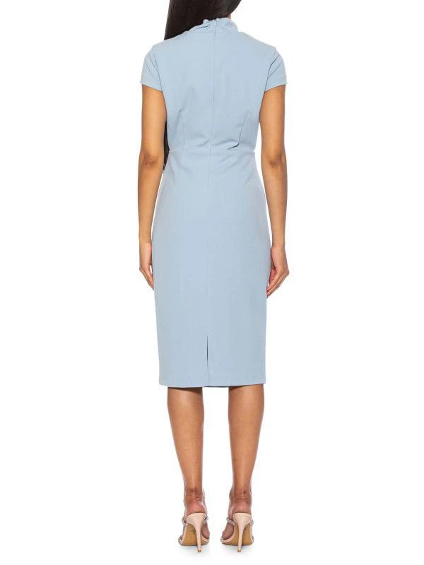 商品ALEXIA ADMOR|Carolina Tie Midi Sheath Dress,价格¥525,第2张图片详细描述