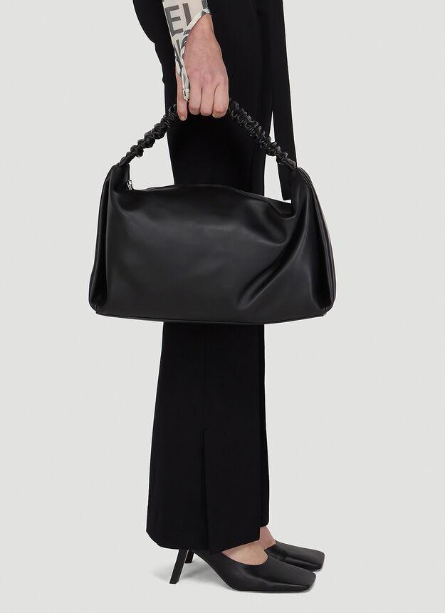 Scrunchie Large Handbag in Black商品第2张图片规格展示