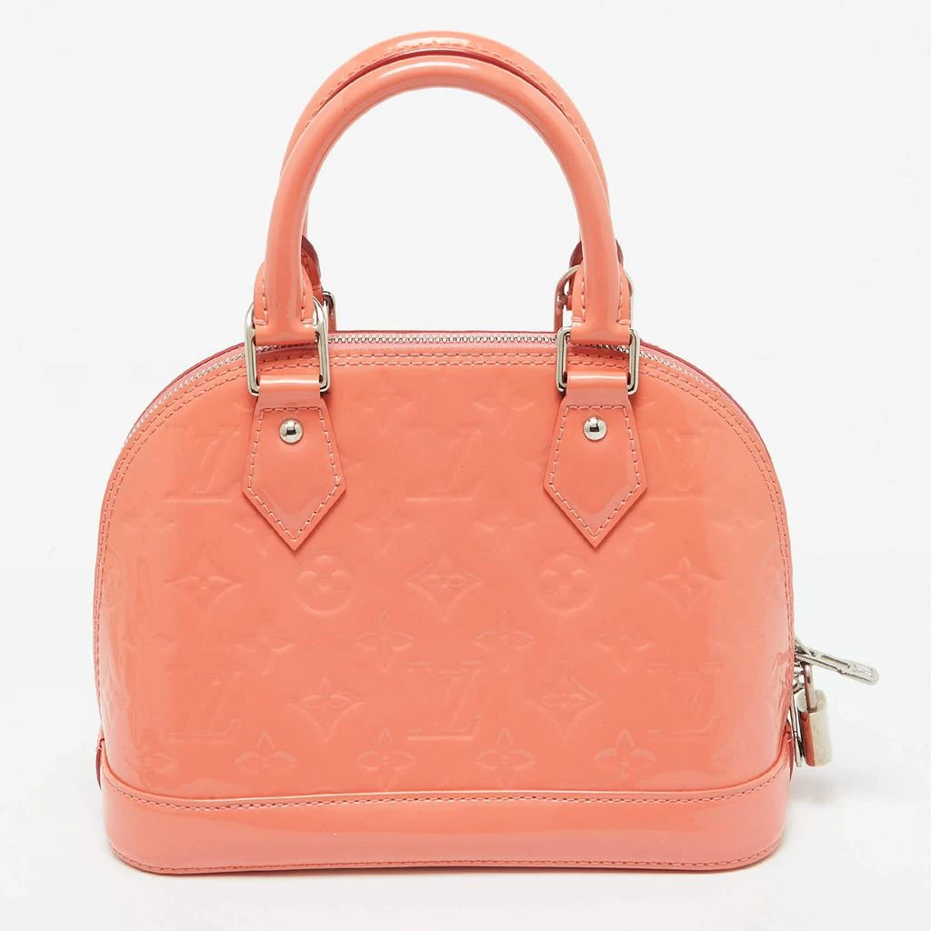 商品[二手商品] Louis Vuitton|Louis Vuitton Rose Litchi Monogram Vernis Alma BB Bag,价格¥8348,第4张图片详细描述