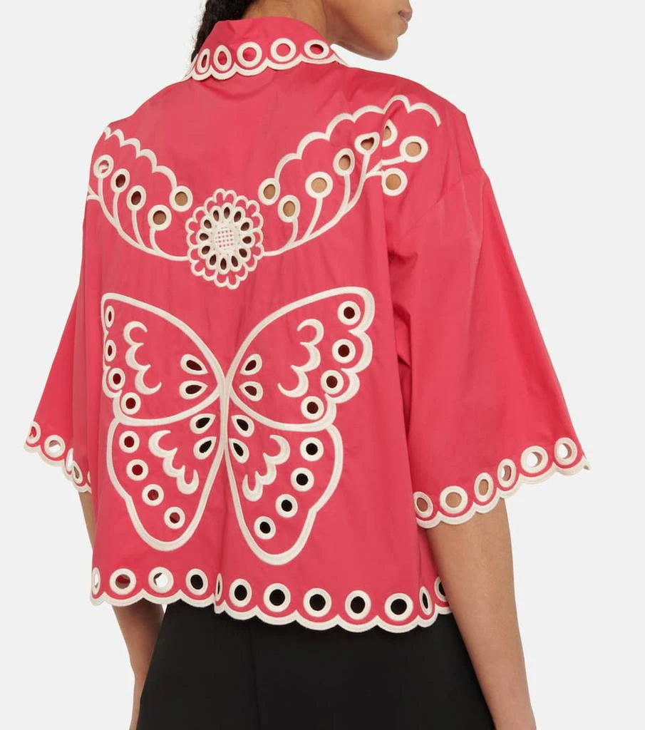 商品RED Valentino|马德拉刺绣短款衬衫,价格¥3251,第5张图片详细描述