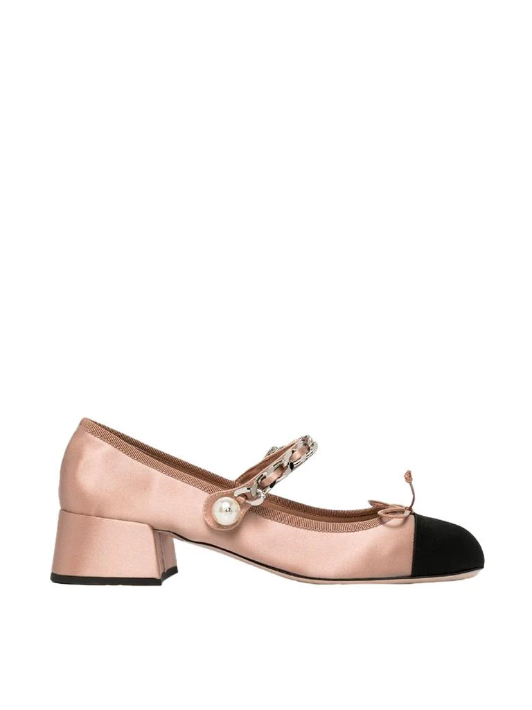 商品Miu Miu|Decollete Round Toe Heel,价格¥8060,第1张图片