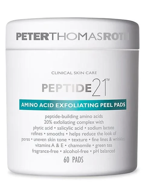 商品Peter Thomas Roth|Peptide 21™ Amino Acid Exfoliating Peel Pads,价格¥416,第1张图片