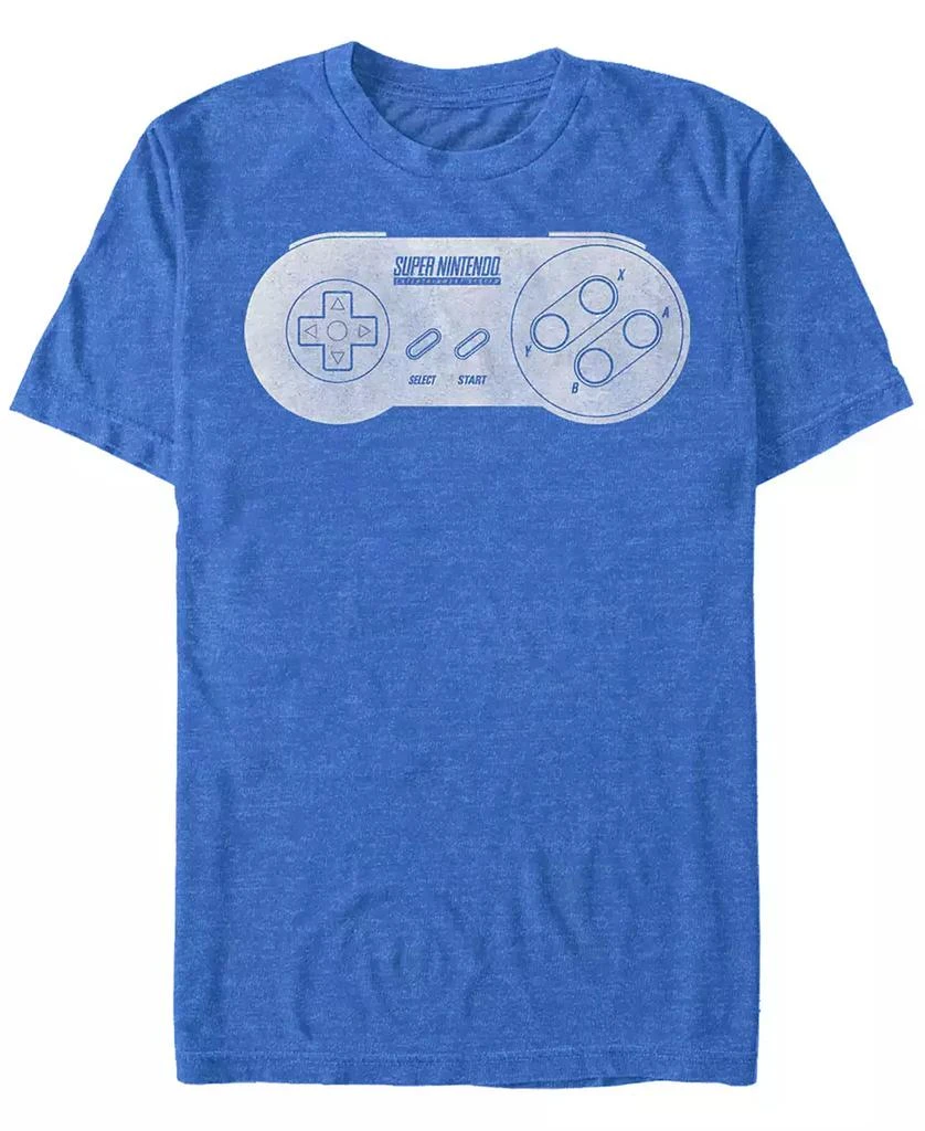 商品Nintendo|Nintendo Men's Classic Super Nintendo Controller Short Sleeve T-Shirt,价格¥187,第1张图片