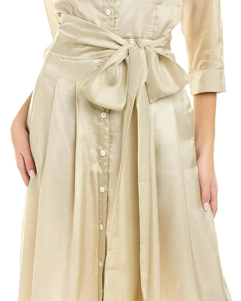 商品SAMANTHA SUNG|Samantha Sung Audrey D 3 Silk Shirtdress,价格¥3139,第3张图片详细描述