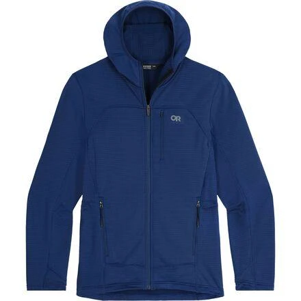 商品Outdoor Research|Vigor Grid Fleece Full-Zip Hooded Jacket - Men's,价格¥992,第3张图片详细描述