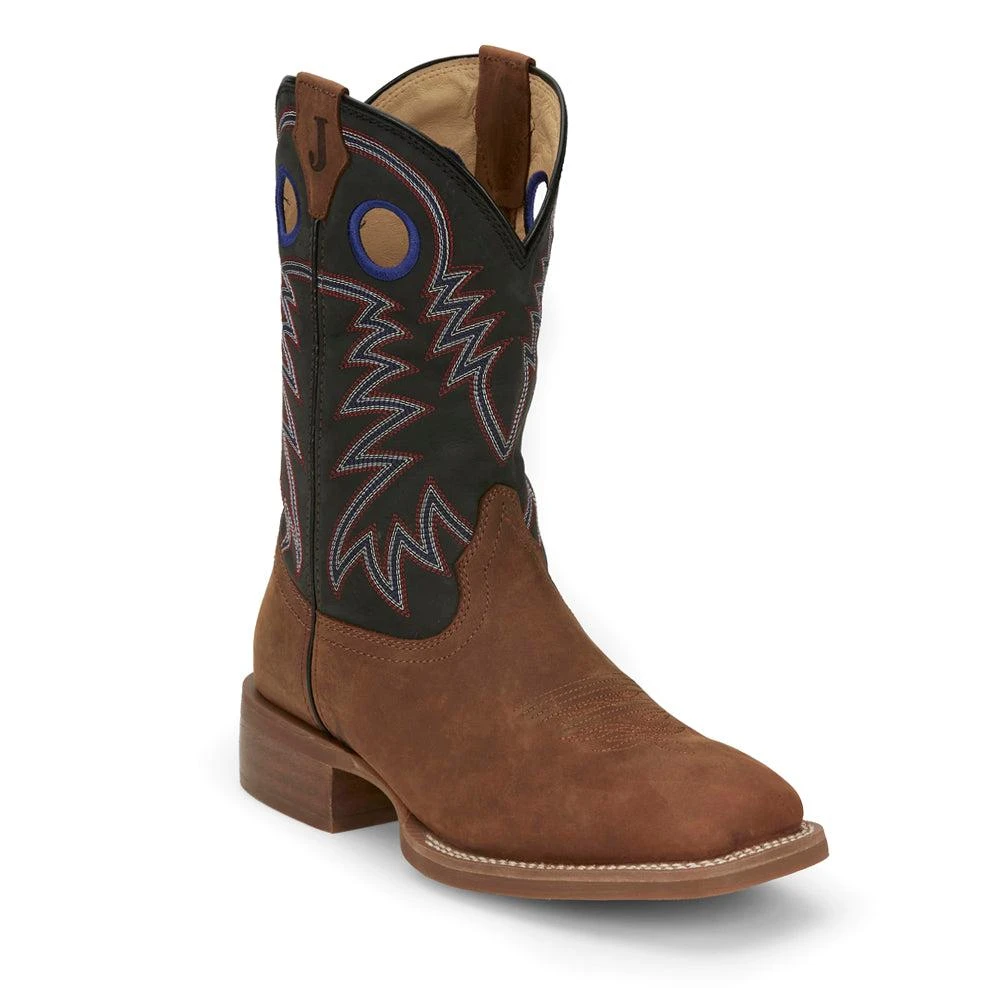 商品Justin Boots|Show Stopper 11 Inch Wide Square Toe Cowboy Boots,价格¥1501,第2张图片详细描述