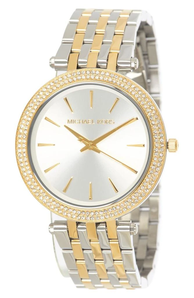 商品Michael Kors|Women's Darci Two-Tone Bracelet Watch, 39mm,价格¥1013,第1张图片