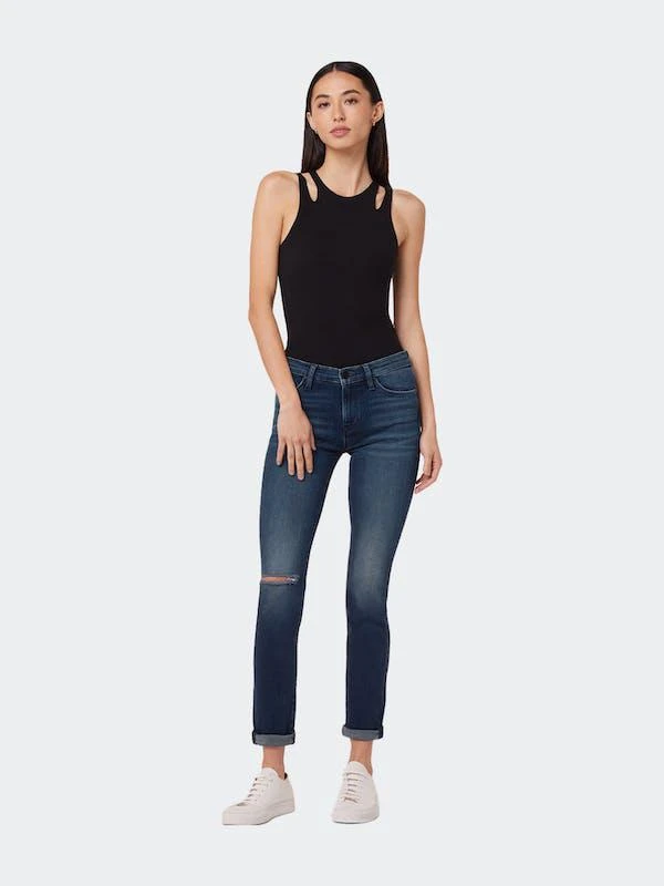 商品Hudson|Nico Mid-Rise Straight Jean Sea Ghost,价格¥1624,第1张图片