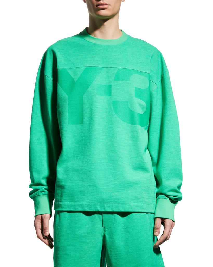 商品Y-3|Men's Pique Logo Sweatshirt,价格¥649,第1张图片