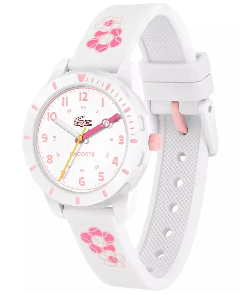 商品Lacoste|Kids Mini Tennis White Silicone Strap Watch 34.5mm,价格¥636,第2张图片详细描述