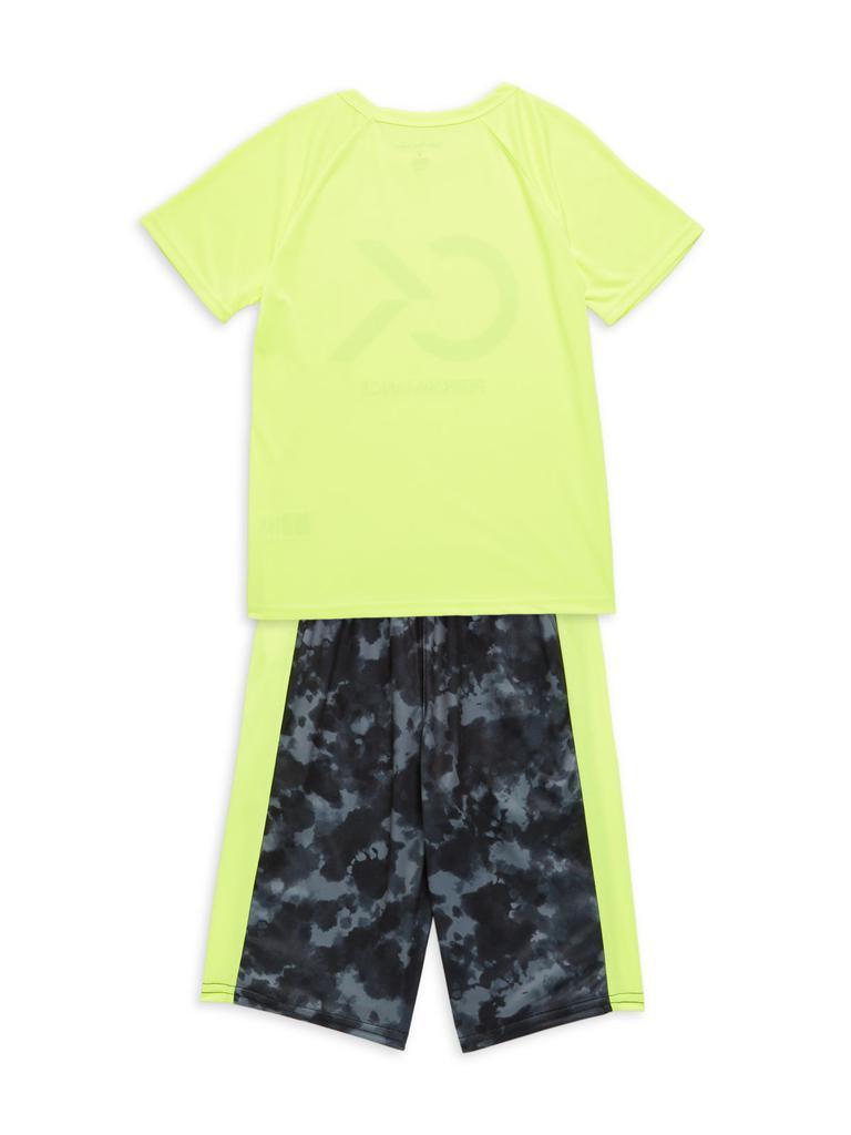 商品Calvin Klein|Boy's 2-Piece Logo T-Shirt & Shorts,价格¥187,第4张图片详细描述