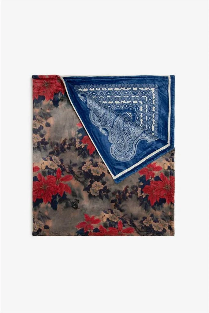 商品Johnny Was|Claret Cozy Blanket in Multicolor,价格¥1478,第1张图片