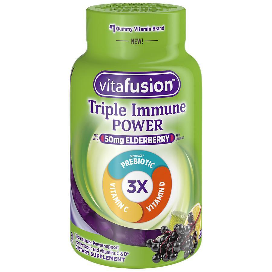 商品Vitafusion|Triple Immune Power Gummy Vitamins,价格¥151,第1张图片