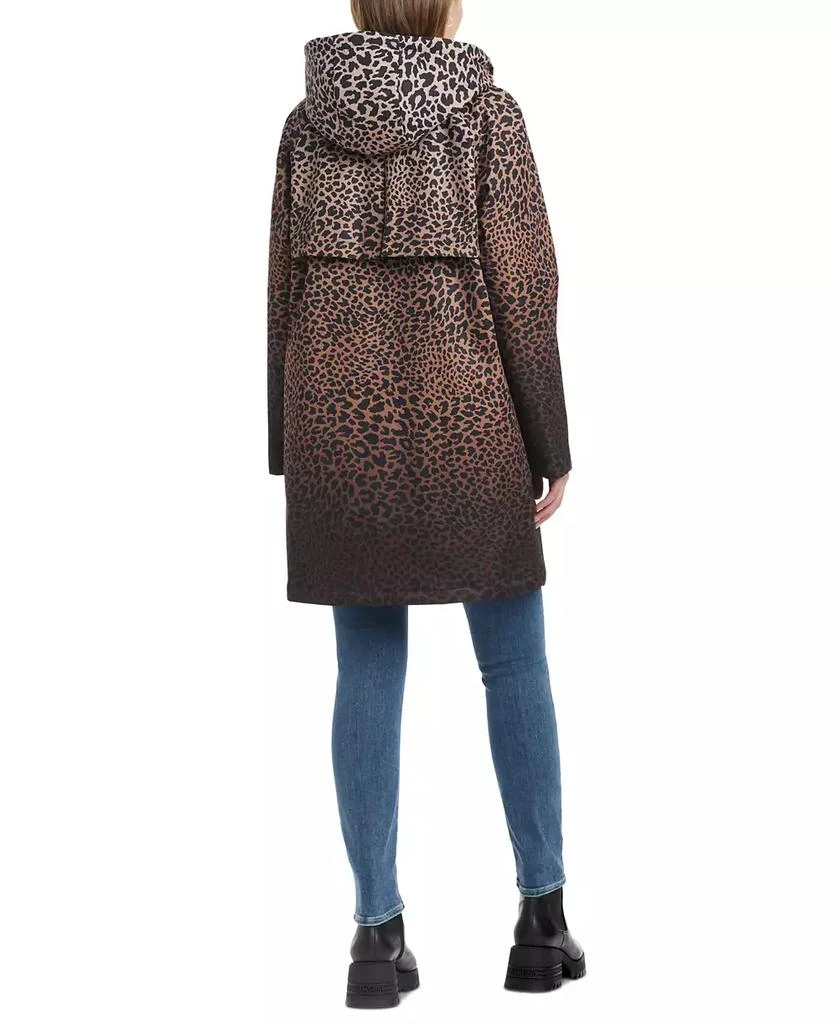 商品Kate Spade|Women's Hooded Leopard-Print A-Line Raincoat,价格¥1762,第2张图片详细描述