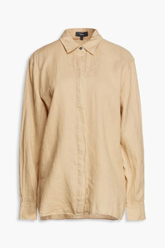 商品Theory|Linen shirt,价格¥864,第3张图片详细描述