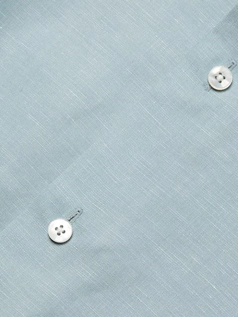 Crossover Textured Long-Sleeve Shirt 商品