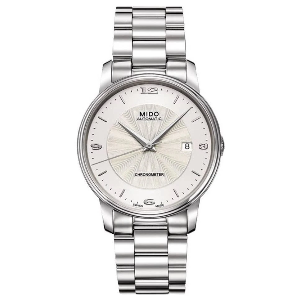 商品MIDO|Baroncelli III系列 男士机械手表-39mm-M0104081103700,价格¥3702,第1张图片