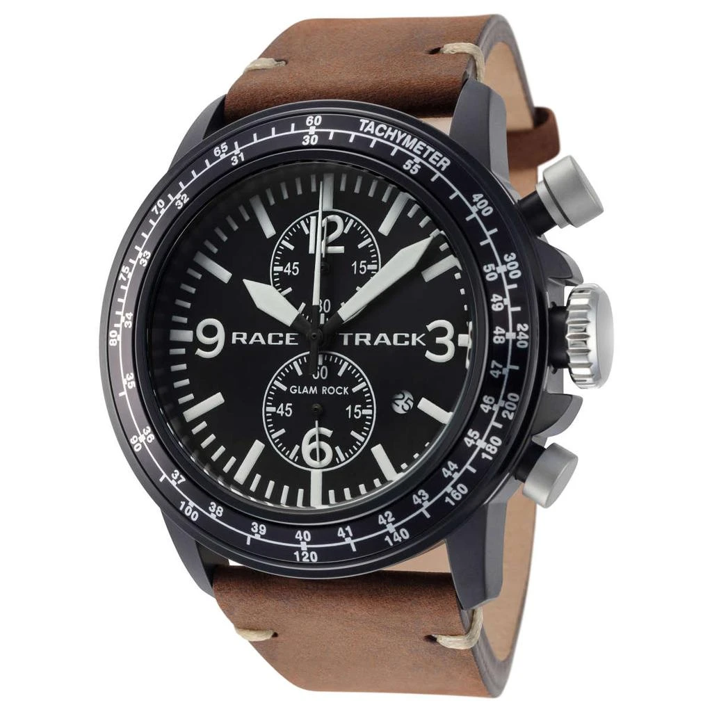 商品Glam Rock|Glam Rock Racetrack Action Tachymeter Men's Watch,价格¥414,第1张图片