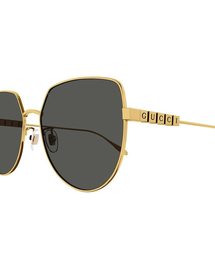 Lettering Geometric Sunglasses, 58mm 商品